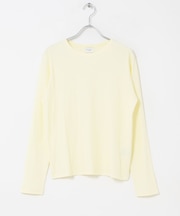 ハイツイストコットンロングスリーブTシャツ