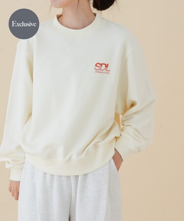 『別注』FORK&SPOON×SPS ロゴプリントスウェット