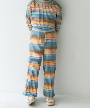 Solii+Sola GRADATION KNIT PANTS(KIDS)