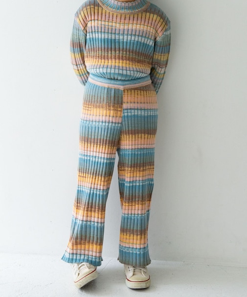 Solii+Sola GRADATION KNIT PANTS(KIDS)