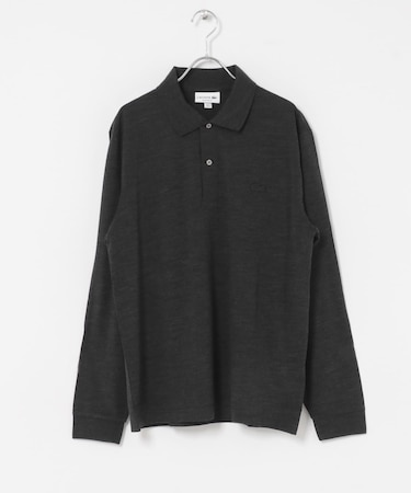 LACOSTE　ウールジャージ ロングスリーブ ポロシャツ