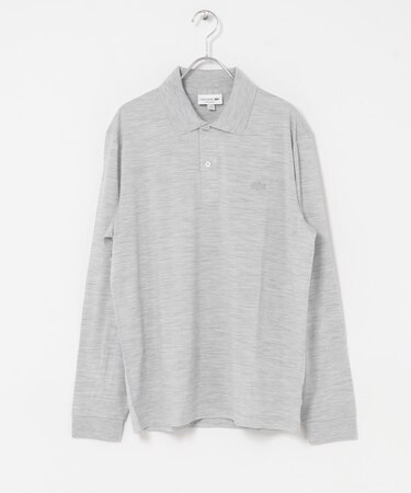 LACOSTE　ウールジャージ ロングスリーブ ポロシャツ
