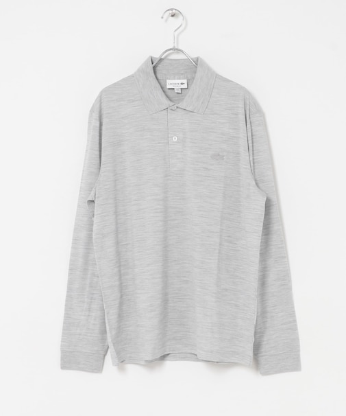 LACOSTE　ウールジャージ ロングスリーブ ポロシャツ