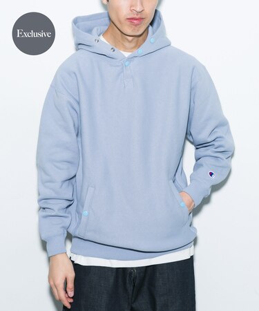 『別注』Champion×DOORS　HALF SNAP PARKA
