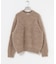 new basic　BLENDED FOG PULL KNIT