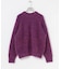 new basic　BLENDED FOG PULL KNIT