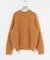 new basic　BLENDED FOG PULL KNIT