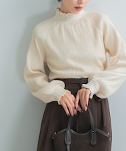 MARILYN MOON RAYON NYLON 2WAY BLOUSE KNIT