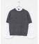 MARILYN MOON　14G WOOL 2WAY SLEEVE TOP