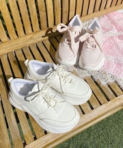 ☆厚底2WAYリボンスニーカー