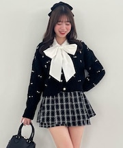 ビジューマシュマロカーディガン