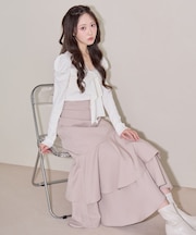 キラキラレースアップマーメイドスカート
