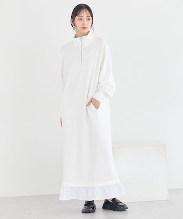 レイヤーヘムワンピース
