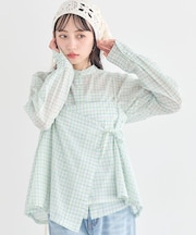 SET2点エプロンライクビスチェ+シャツ