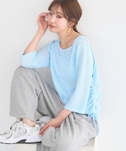 SET2点ギャザータンク+ヘンリーネックプルオーバー