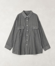 シアーデニムシャツ