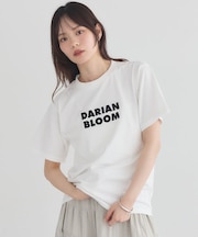 フロッキープリントTシャツ