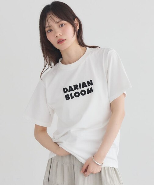 フロッキープリントTシャツ