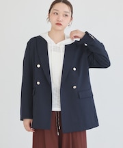 【セットアップ対応】2wayストレッチピークドラペルジャケット