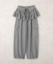 ラッフルベルト付きカーゴパンツ
