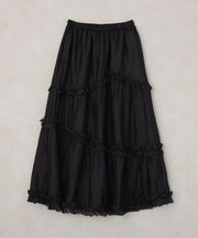 ソフトオーガンジーティアードスカート