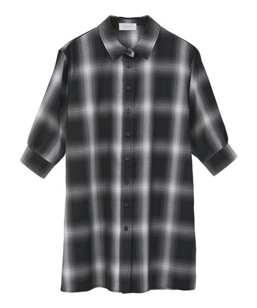 kidsロングシャツワンピース