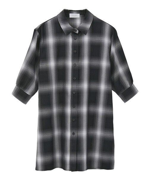 kidsロングシャツワンピース