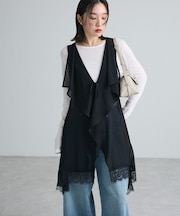 シフォンフリルジレ