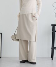 SET2点 パンツ+レイヤードスカート