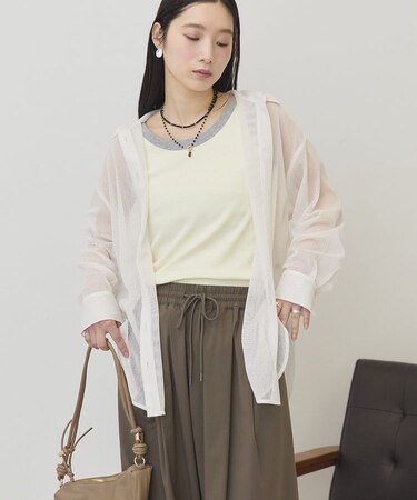 メッシュ長袖シャツ