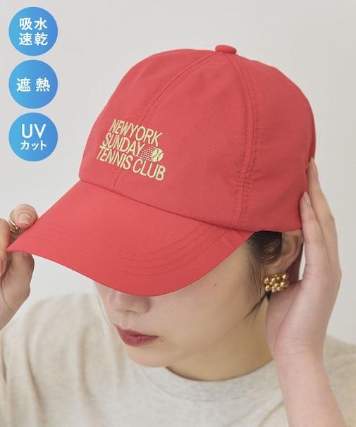 【遮熱・UVカット】リップストップロゴキャップ