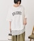 カレッジロゴレースドッキングTシャツ