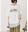 カレッジロゴレースドッキングTシャツ