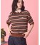 【PENNEY'S】レトロボーダー半袖ニット