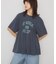 シャーリングプリントTシャツ