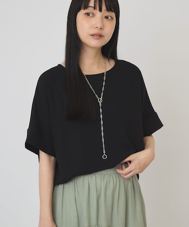 【WEB限定】イージーケア+接触冷感バックタック半袖プルオーバー