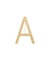 ビジューイニシャルブローチ