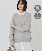 【バイパチ】カシミヤブレンドコクーンニット
