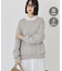 【バイパチ】カシミヤブレンドコクーンニット