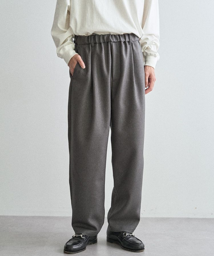 ウールライクポリツイルパンツ