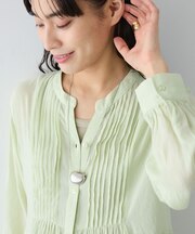 STAINLESS オーバルモチーフワントップネックレス