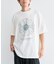 フラワープリントグラフィックTシャツ