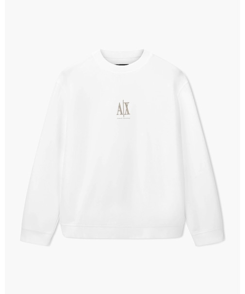 【A|X アルマーニ エクスチェンジ】ICON クルーネックスウェットプルオーバー