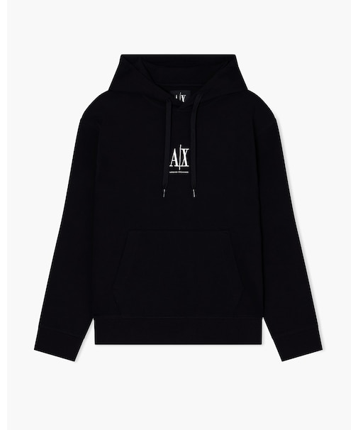 【A|X アルマーニ エクスチェンジ】ICON フーデッドスウェットプルオーバー