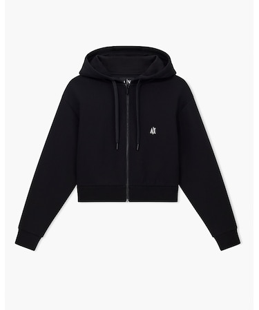 【A|X アルマーニ エクスチェンジ】ICON フーデッドジップアップスウェットシャツ