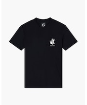 【A|X アルマーニ エクスチェンジ】AXロゴ 半袖クルーネックTシャツ