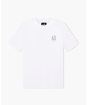 【A|X アルマーニ エクスチェンジ】AXロゴ 半袖クルーネックTシャツ