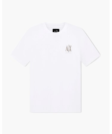 【A|X アルマーニ エクスチェンジ】AXロゴ 半袖クルーネックTシャツ