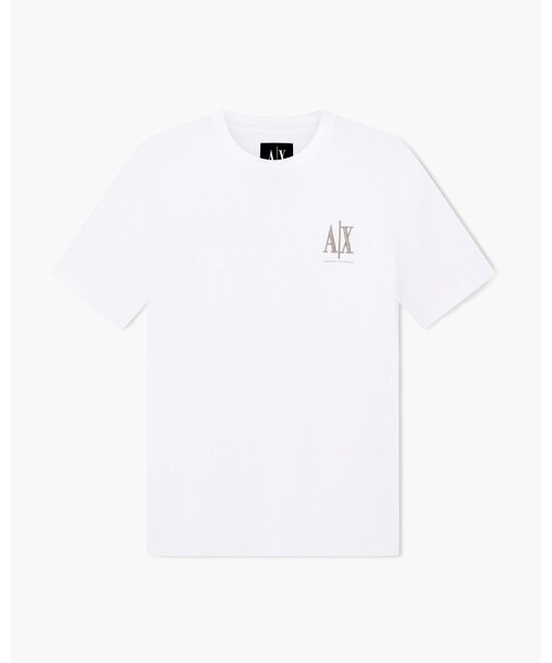 【A|X アルマーニ エクスチェンジ】AXロゴ 半袖クルーネックTシャツ