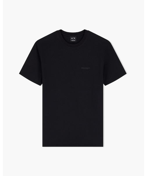 【A|X アルマーニ エクスチェンジ】AXロゴ エクストラスリムフィット 半袖クルーネックTシャツ